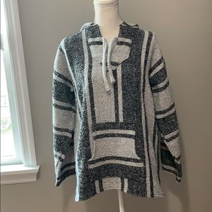 Grey & black Baja hoodie s/m